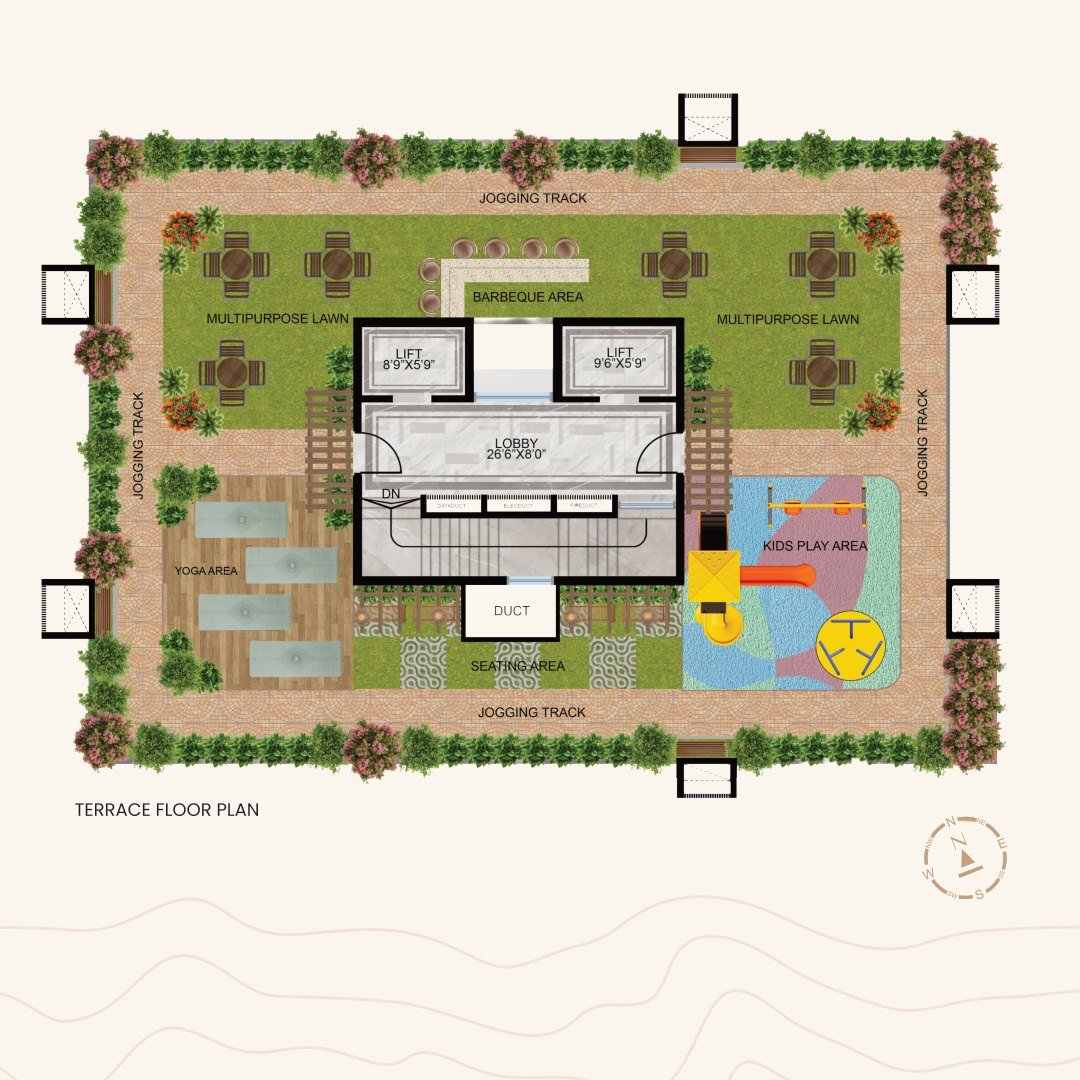 Terrace floor plan