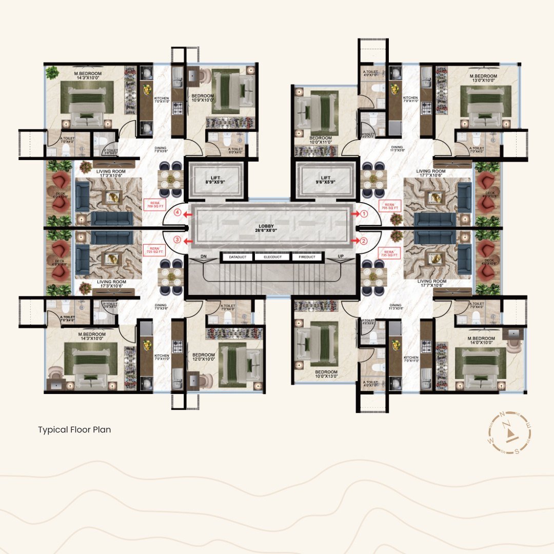 Typical floor plan